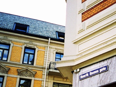 visiting the street with the new name.