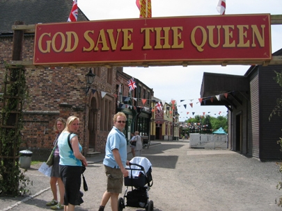 stepping into the past