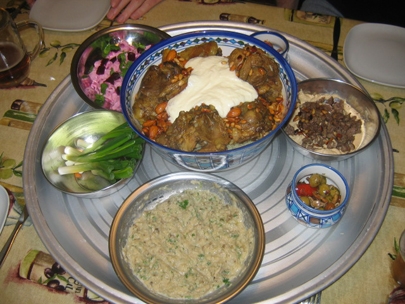 Good food comes plenty