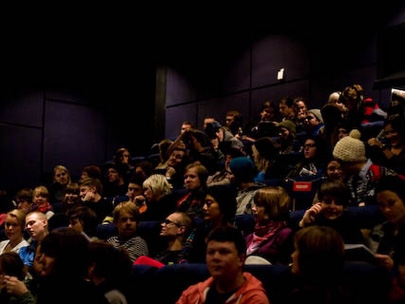 we were spotted at a cinema ; )