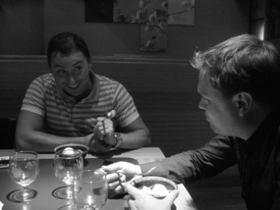 research presentations end with a proper dinner