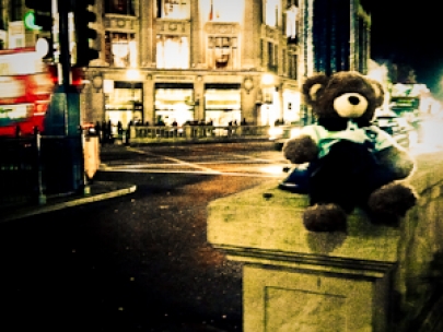 teddy was here (oxford circus, london)