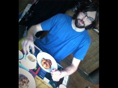 he just spent 6 months in the wilderness. 