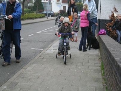 a little bit shy to go into the big kids world