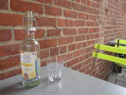 while waiting for the check