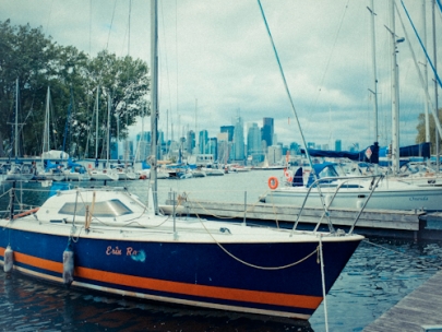 real life in the distance