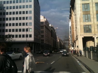 Early morning riots in Brussel