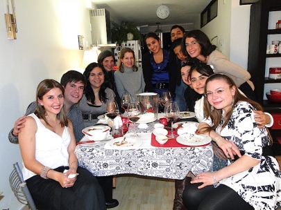 Dinner at home with CEDAN and IGS staff (my new teamwork!)