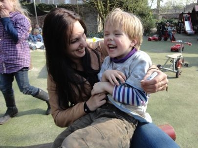 Fun with his favourite :)