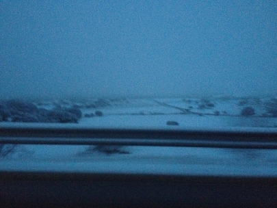 and suddenly there was... snow (!!)