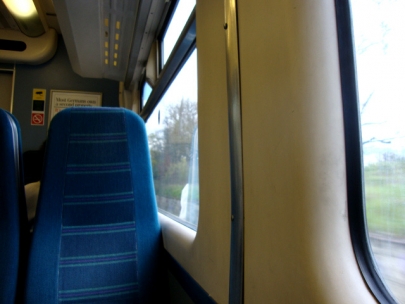 and again on the train...