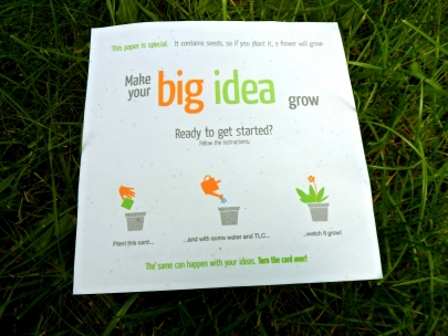 the magic paper that will become a flower