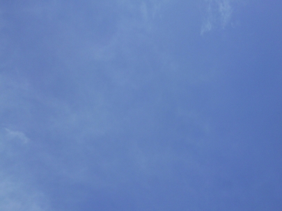 Blue Sky on Sunday