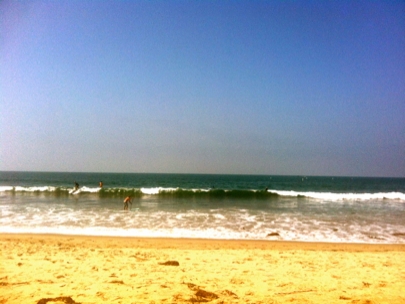Morning ritual continued - beach jogging