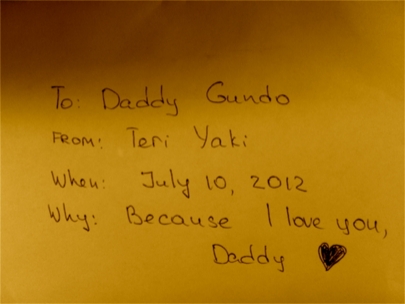 Daddy Gundo, soon you will know more about me...