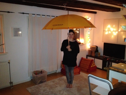 under my umbrella fits for sure more people than in rhiana�s that�s for sure